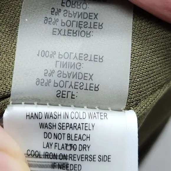 Guess Olive Green Midi Dress - Picture 8 of 13